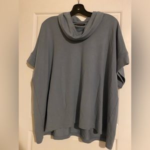 Banana Republic XS/S oversized turtleneck poncho sweater